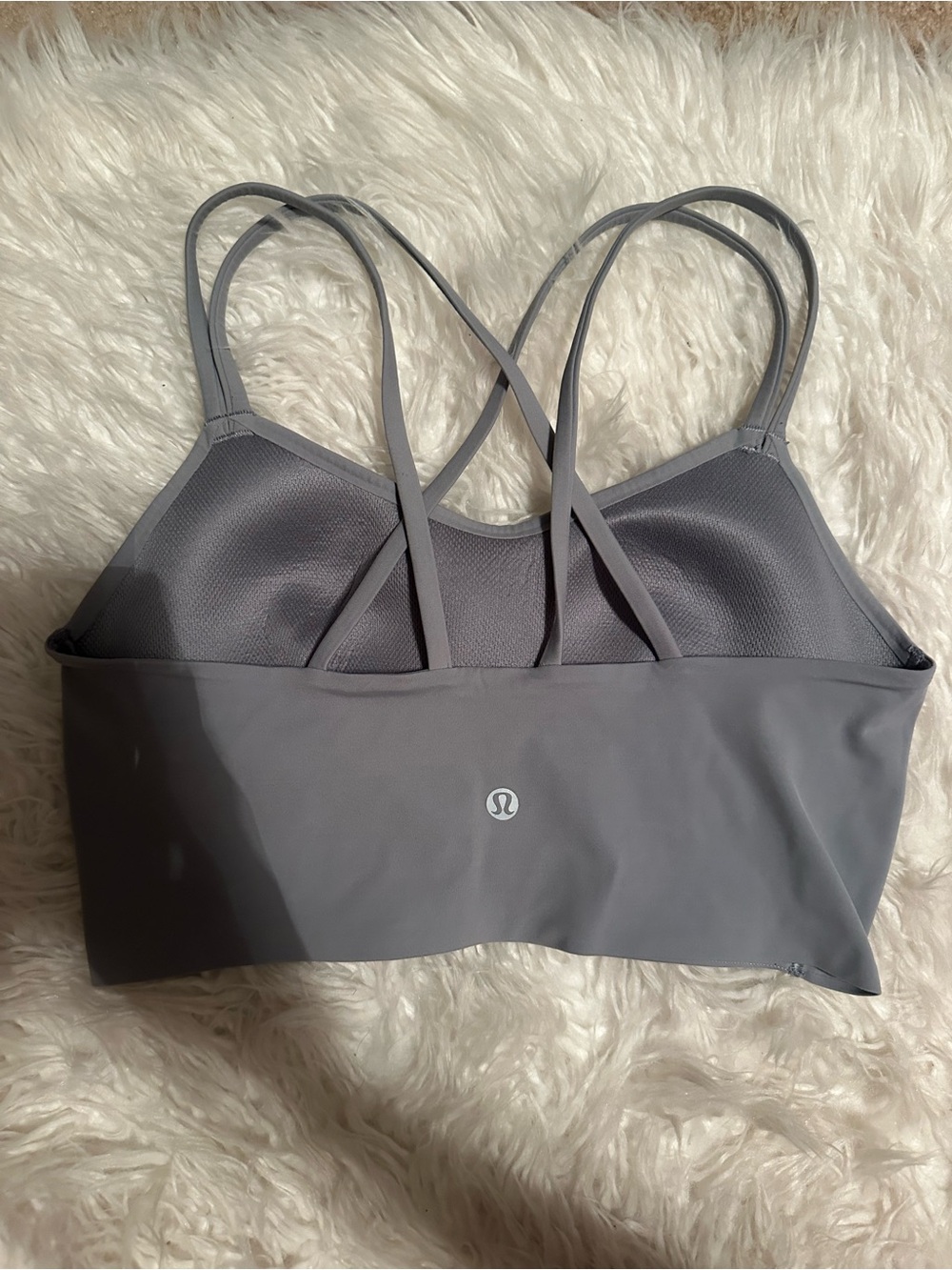 Lululemon Like A Cloud Longline Bra - Gray - Picture 2 of 3